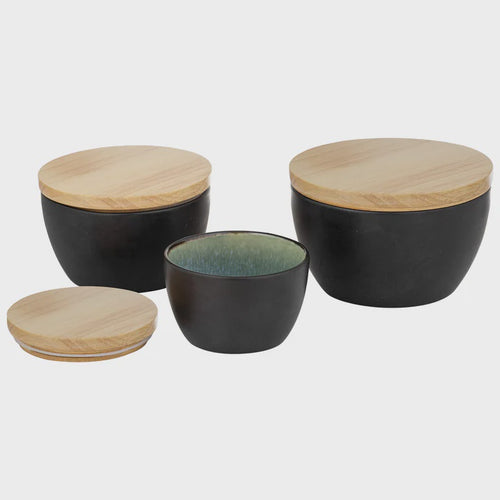 Teal 3pk Bowl Set