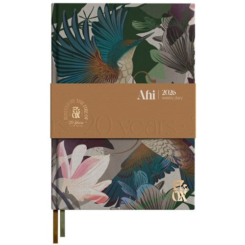 FLOX Week To View Diary 2026 Ahi This FLOX Ahi Week To View Diary is a beautiful and stylish way to stay organised and keep track of important dates and information.