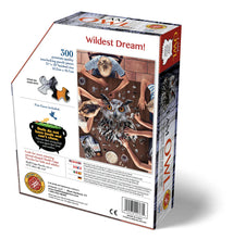 I AM OWL 300pc Puzzle by Madd Capp DESCRIPTION Wildest Dream! Unique-shaped 300-piece jigsaw puzzle for ages 10 and up. Each puzzle comes with an educational Madd Capp Fun Facts booklet. Rosies Gifts, Mosgiel, Dunedin