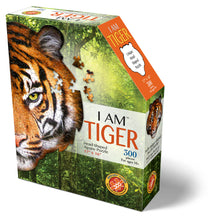 I AM TIGER 300pc puzzle by Madd Capp DESCRIPTION Welcome to the Jungle! Unique-shaped 300-piece jigsaw puzzle for ages 10 and up. Each puzzle comes with an educational Madd Capp Fun Facts booklet. Rosies Gifts, Mosgiel, Dunedin