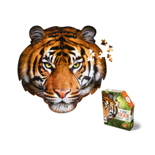 I AM TIGER 300pc puzzle by Madd Capp DESCRIPTION Welcome to the Jungle! Unique-shaped 300-piece jigsaw puzzle for ages 10 and up. Each puzzle comes with an educational Madd Capp Fun Facts booklet. Rosies Gifts, Mosgiel, Dunedin