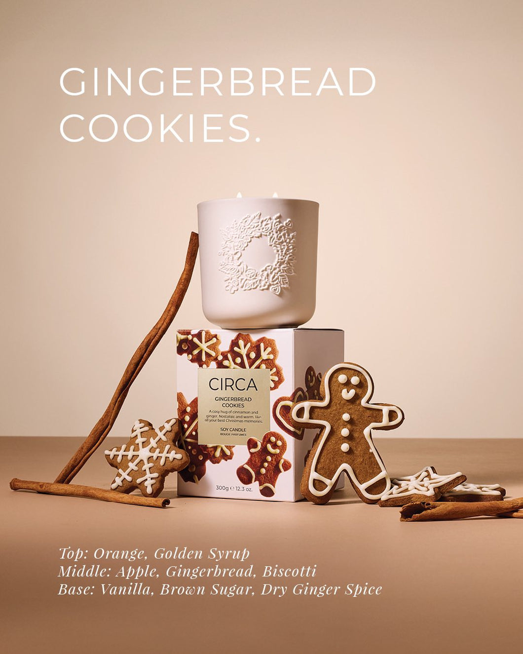 Gingerbread Cookies Candle