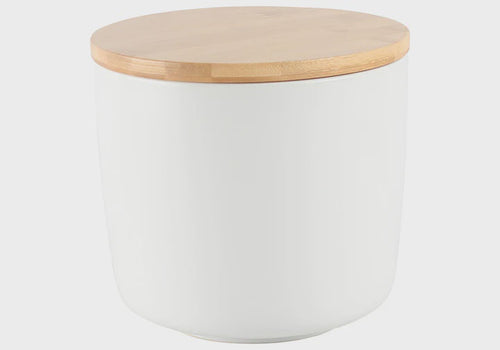 White 16cm Canister