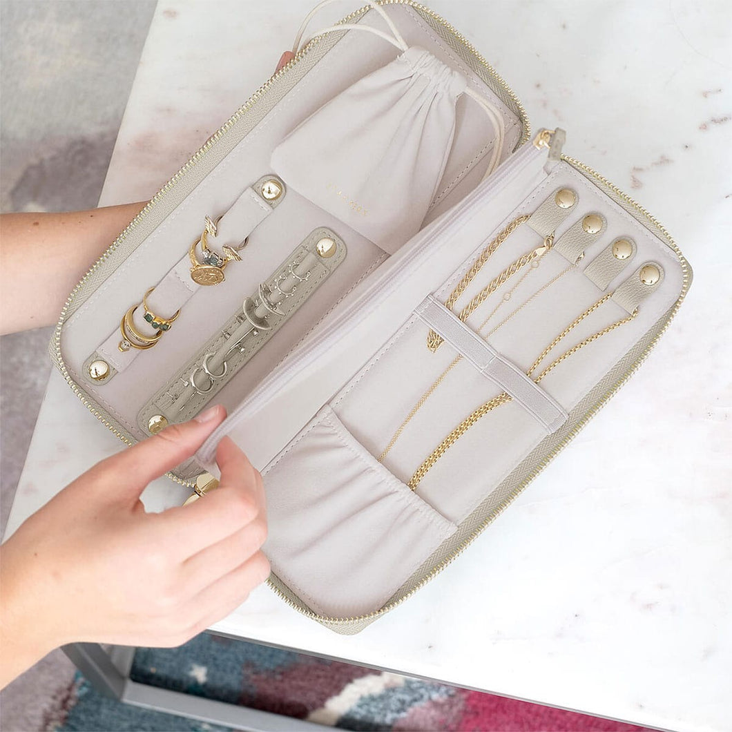 Lg Jewellery Wallet - Oatmeal