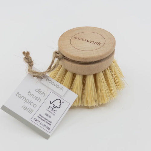 Replacement Dish Brush Heads Imported from Sweden, these brush heads work with Ecovask ergonomic dish brush handles. Rosies Gifts, Mosgiel, Dunedin for quality kitchen and homeware products.
