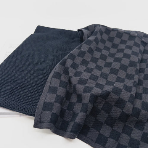 Towel Duo - Poppy Seed Chequer