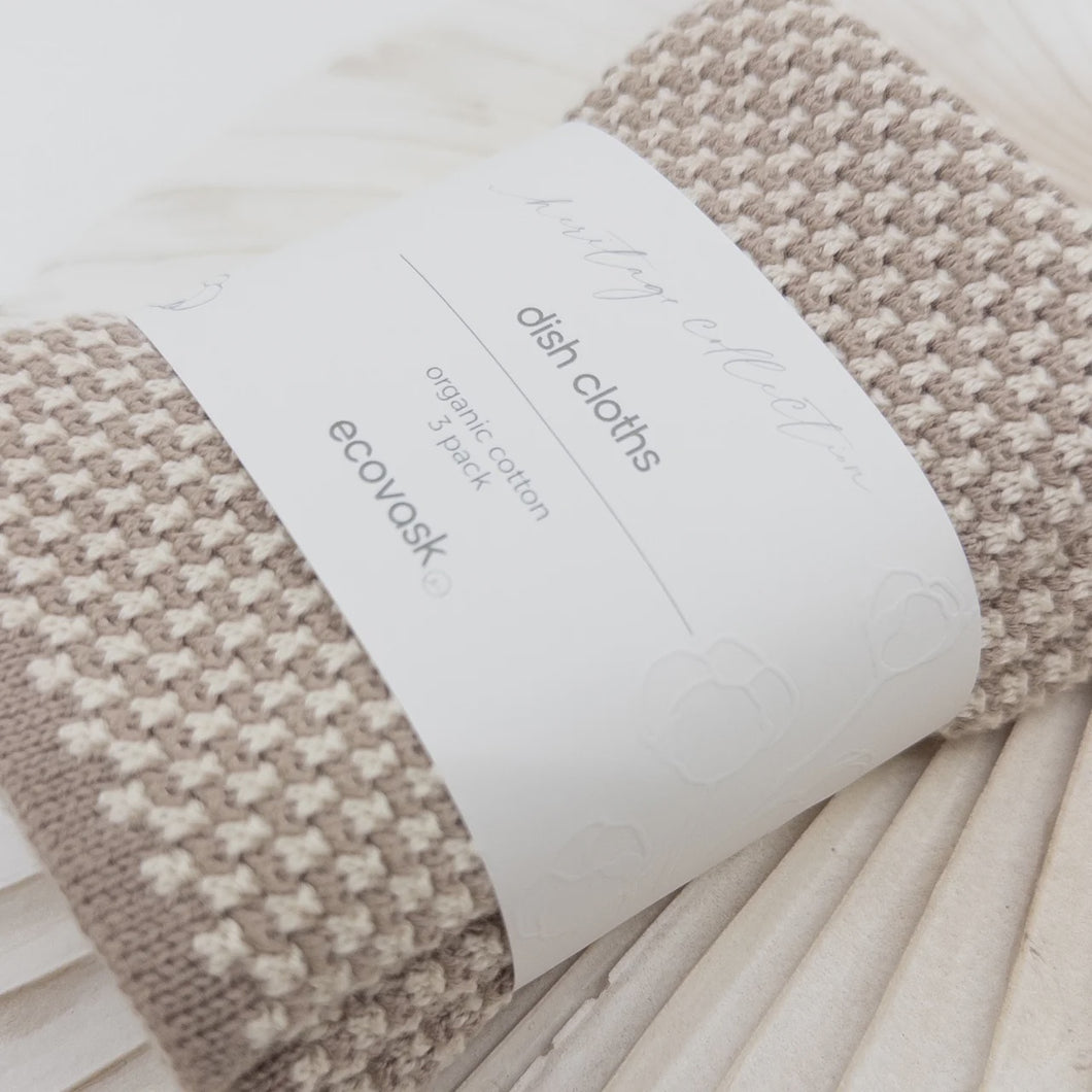 Heritage Dishcloth 3pk - Tussock