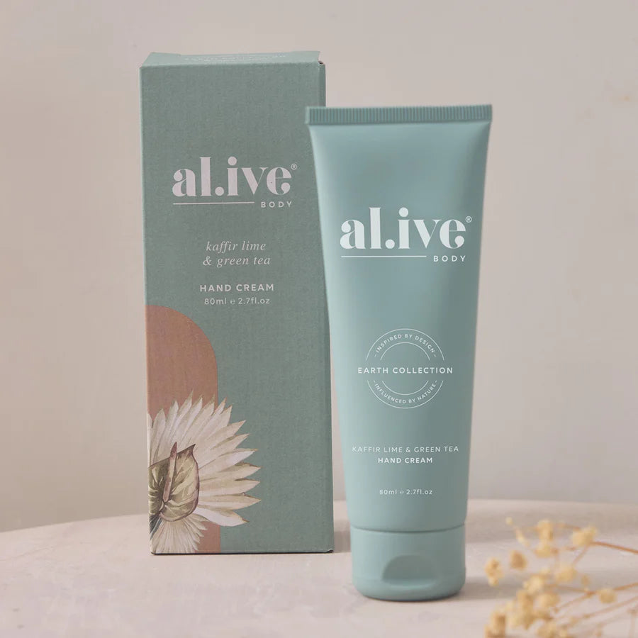 Hand cream - kaffir lime & green tea. by Al.ive