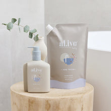 Al.ive 640ml Apple Blossom Bubble Bath Refill  A sustainable solution that doubles your bubble bath supply.