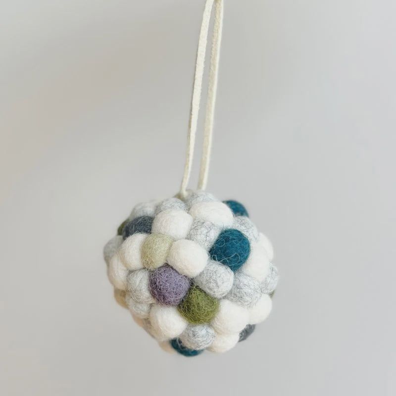 Multi Felt Bauble