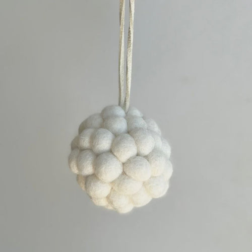 Natural Felt Bauble