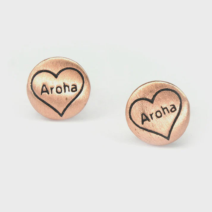 Aroha Studs - Rose Gold