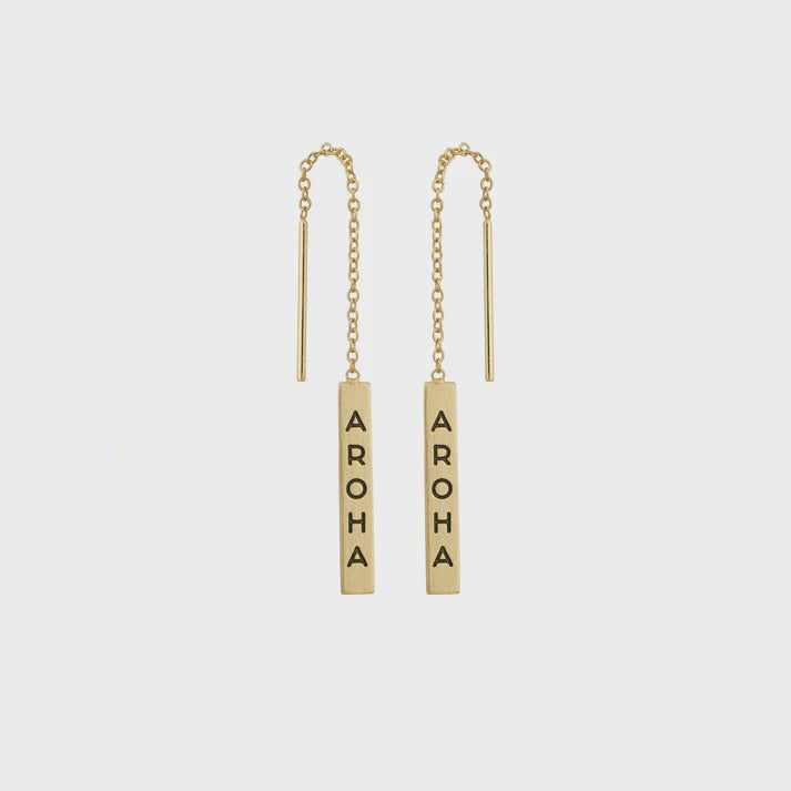 Aroha Thread Earrings