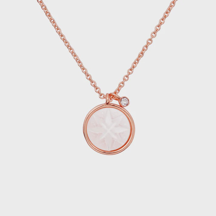 Matariki Whetu Necklace - Rose Gold