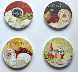 Cheese Coasters Set
