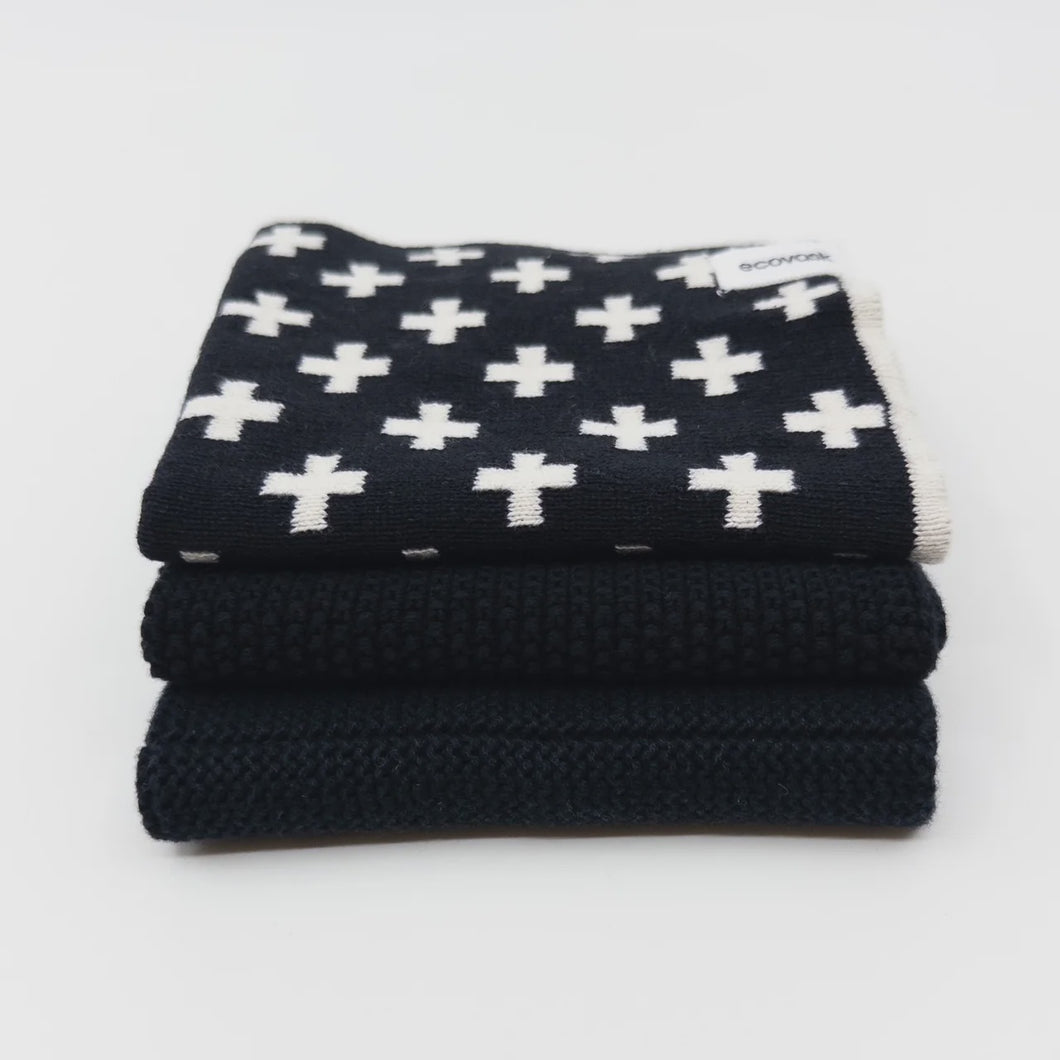 Mixed Cloth 3pk - Monochrome