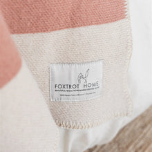 Pink Clay Wool Throw Blanket Wrap up and feel the warmth of our luxurious pure wool throw in Pink Clay. Made in New Zealand with homegrown lambswool. Foxtrot Home’s pure lambswool blankets produced in New Zealand. Rosies Gifts, Mosgiel, Dunedin.