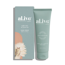 Hand cream - kaffir lime & green tea. by Al.ive