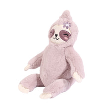 Toasty Hugs - Sadie Sloth by Splosh, all-new cosy companions filled with calming tourmaline crystals. Removable heat pack to warm or cool. Rosies Gifts, Mosgiel, Dunedin for baby and child gifts.