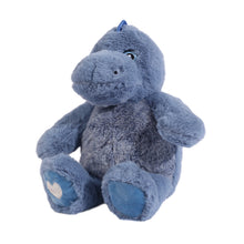 Toasty Hugs - Dexter Dinosaur by Splosh, all-new cosy companions filled with calming tourmaline crystals. Removable heat pack to warm or cool. Rosies Gifts, Mosgiel, Dunedin for baby and child gifts.