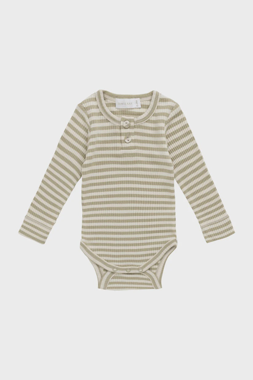Stripe Pampas Bodysuit