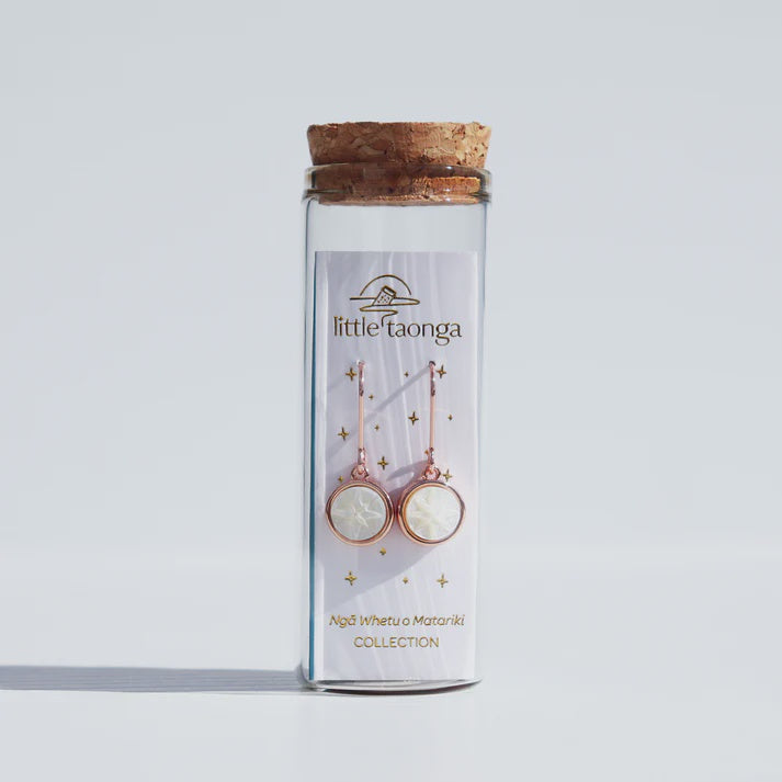 Matariki Earring - Rose Gold