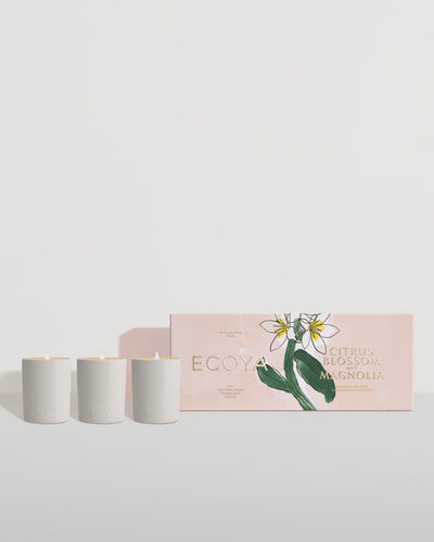 Mini Ceramic Candle Trio Set