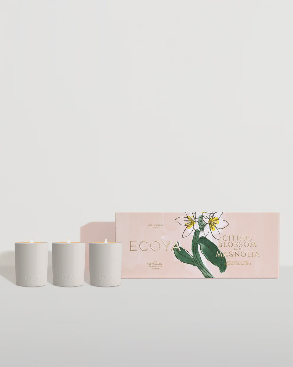 Mini Ceramic Candle Trio Set
