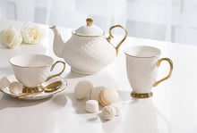 White Ripple Cup & Saucer