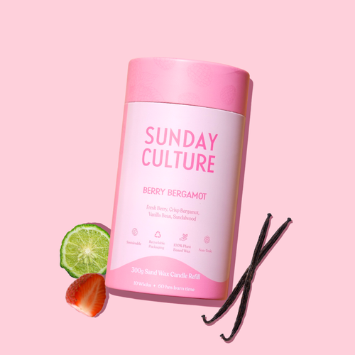 Berry Bergamot Candle Refill Sm