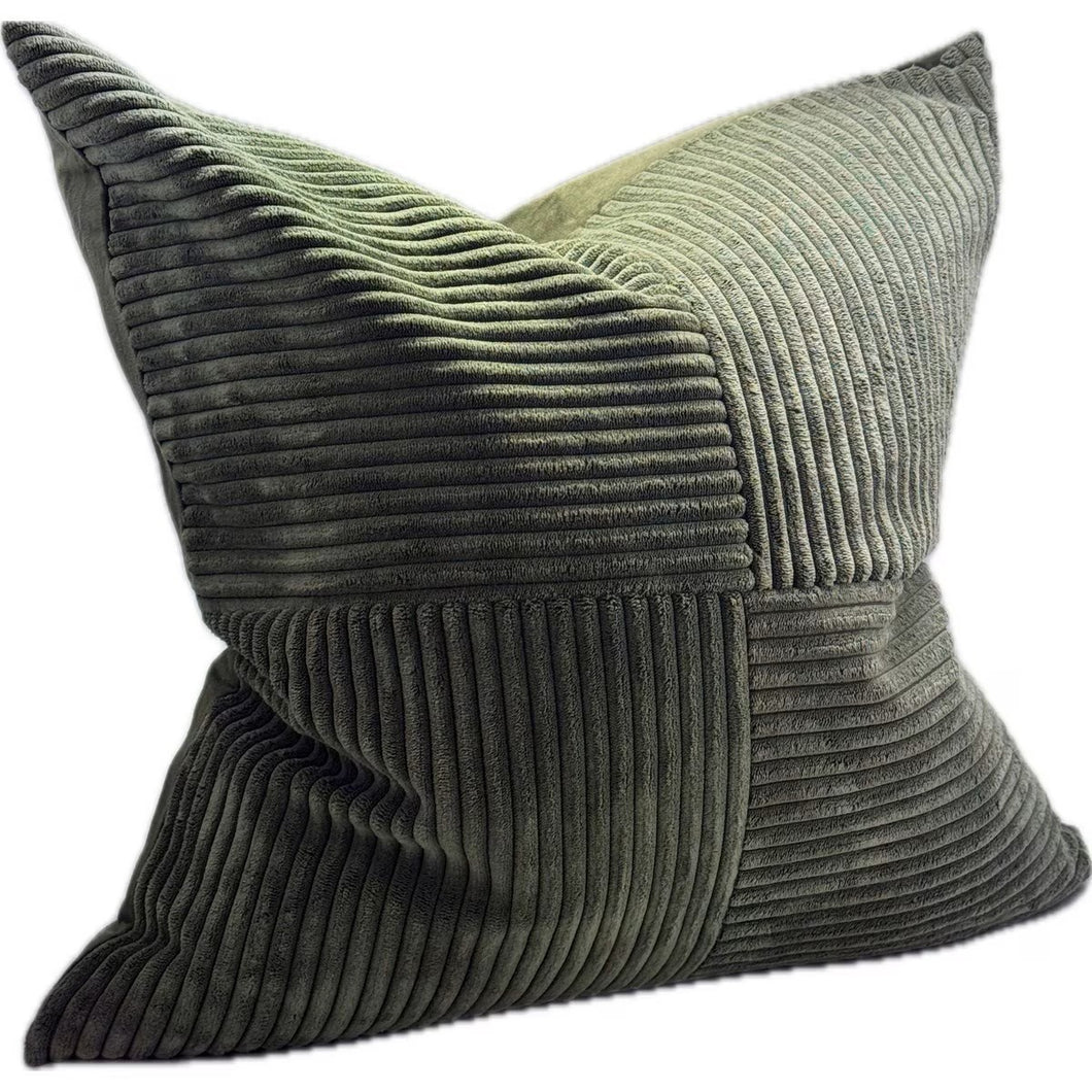 Patchwork Green Cushion