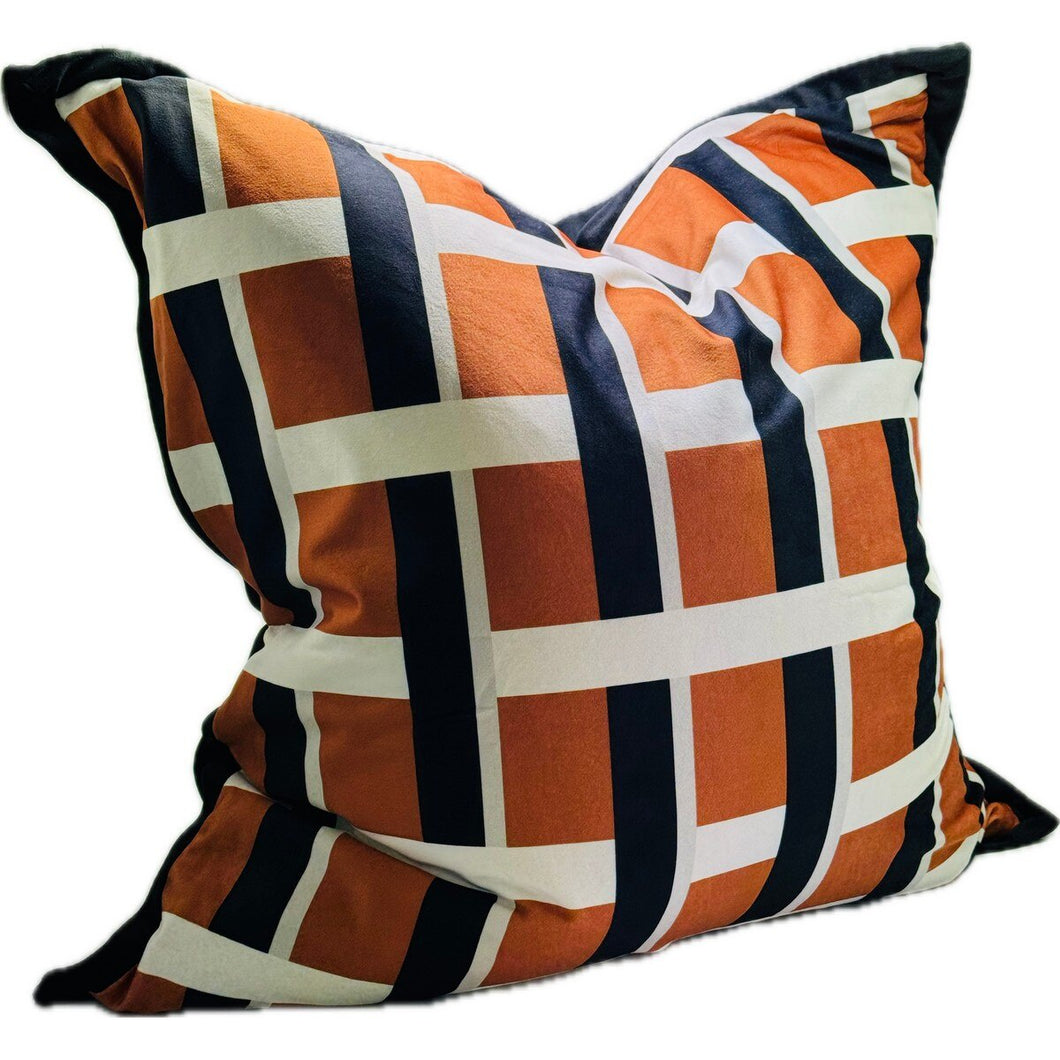 Orange Velvet Cushion