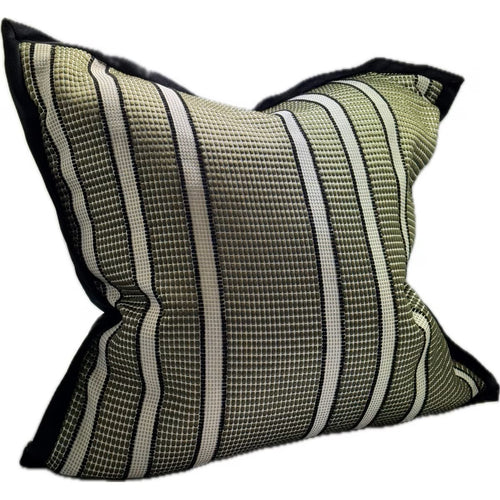 Green Jacquard Cushion
