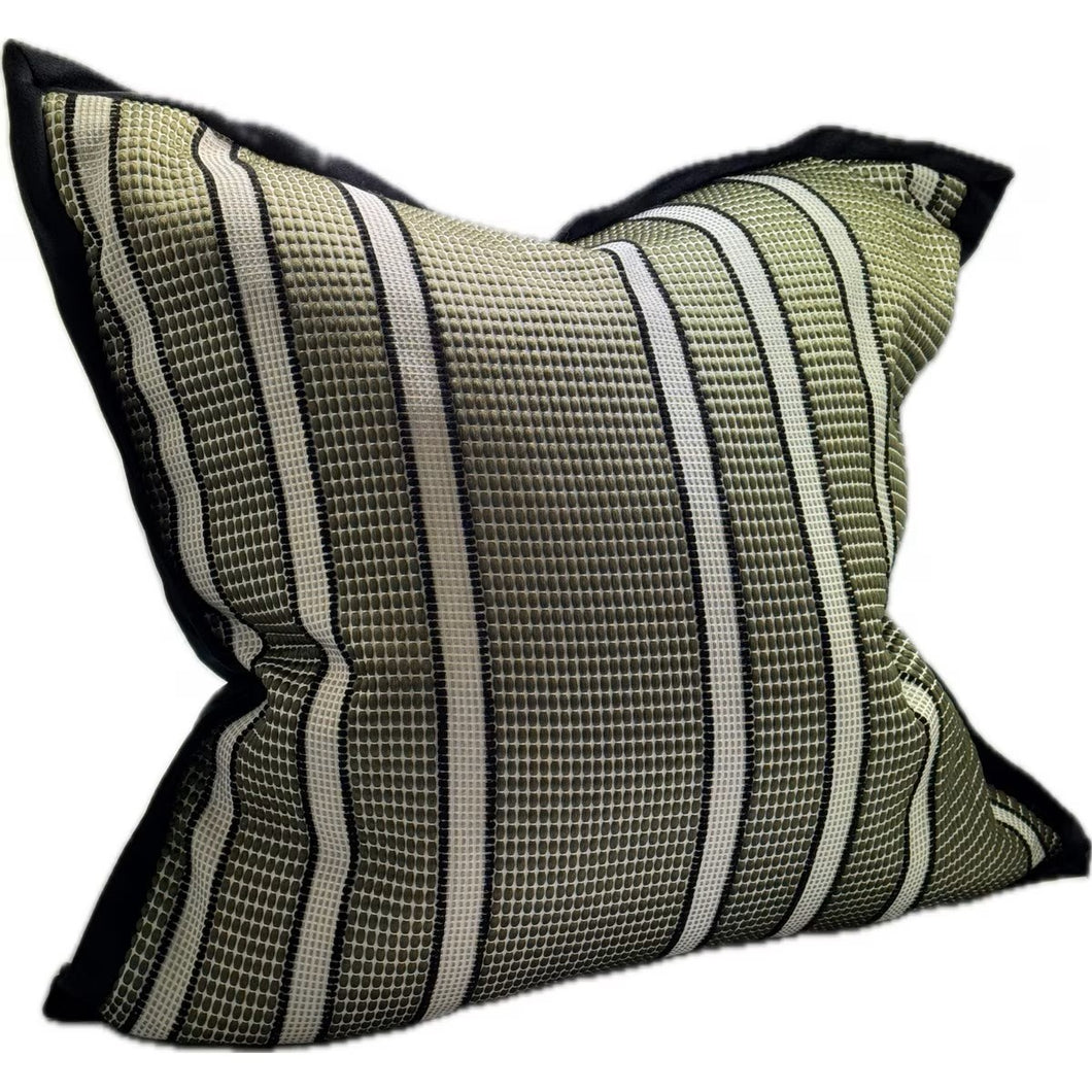 Green Jacquard Cushion