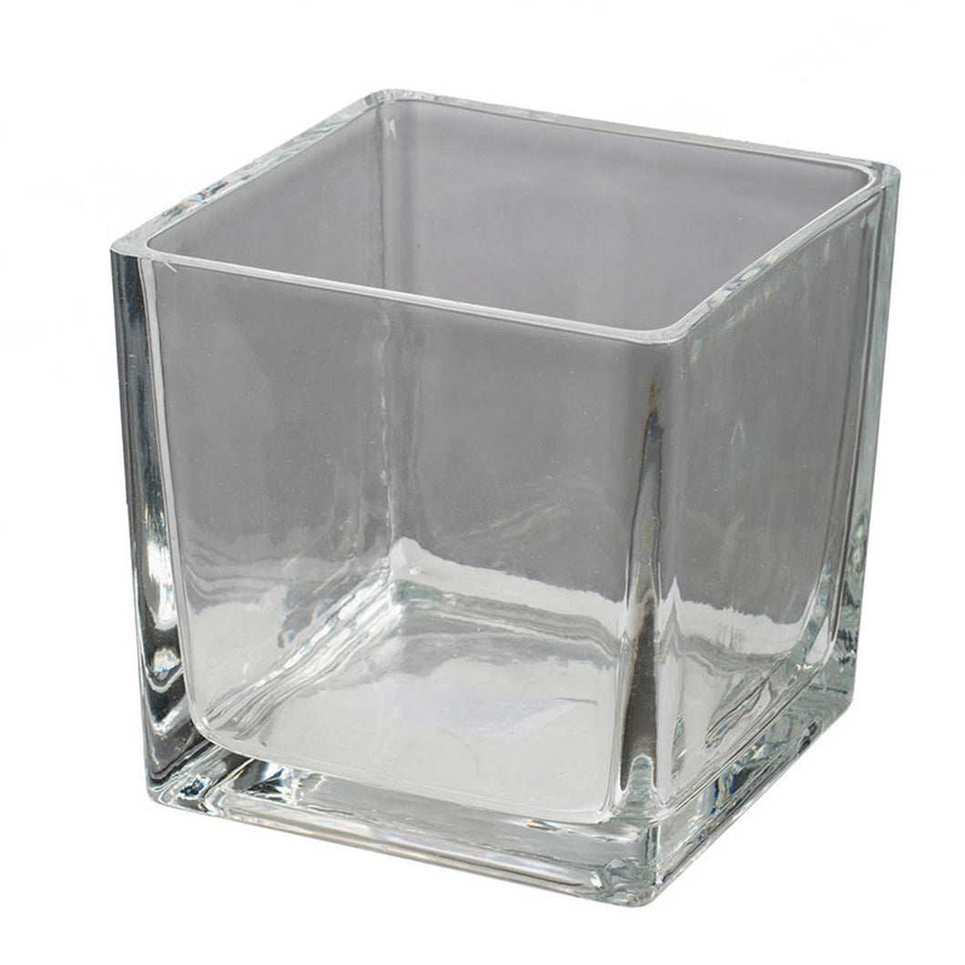 Glass Square Vase