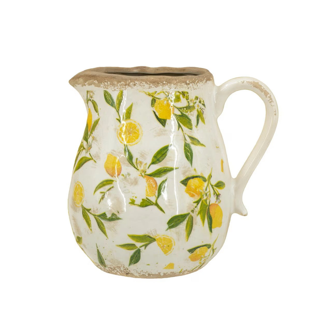 Lemon & Leaves Jug