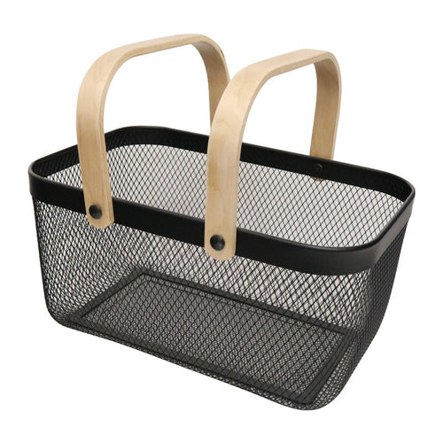 Black Mesh Basket