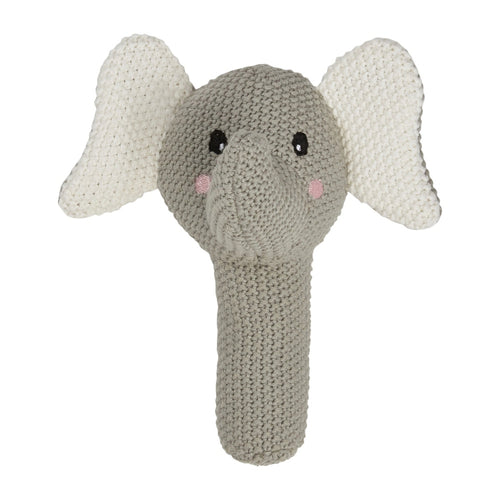 Elephant Knitted Rattle