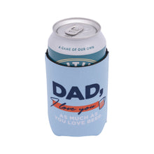 Father's Day Stubby Cooler by Splosh Neoprene stubby cooler with printed design, suitable for cans or bottles. Four Designs to choose from. Sized to fit 375 ml cans. Rosies Gifts, Mosgiel, Dunedin for the Father's Day Gift you need.