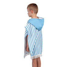 Hooded Towel Kids Mint Poncho