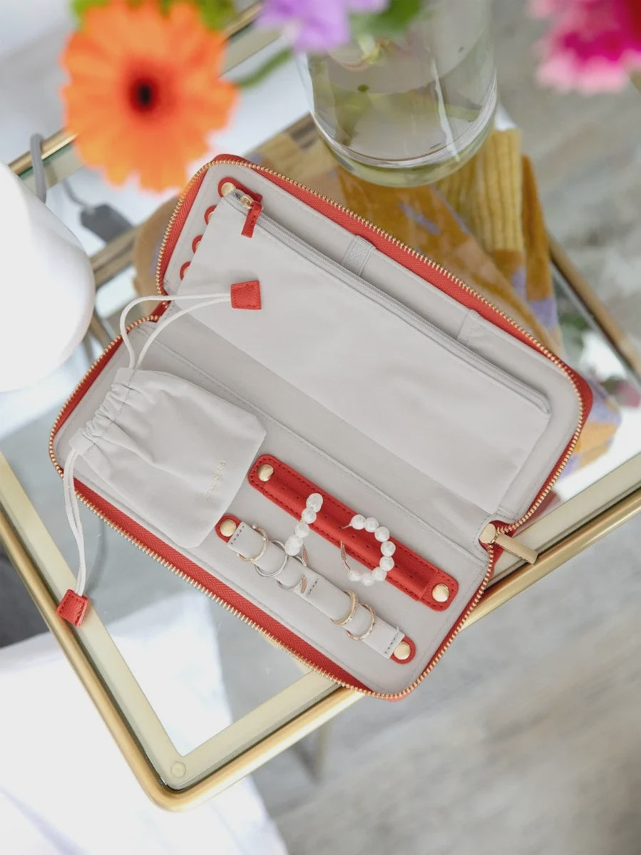 Lg Jewellery Wallet - Red