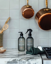 Ecoya Dish Liquid. Available in the two exclusive Kitchen Collection fragrances, Juniper Berry & Mint and Tahitian Lime and Grapefruit. Rosies Gifts, Mosgiel, Dunedin for kitchen products.Ecoya Kitchen Collection fragrances, Tahitian Lime & Grapefruit, the Fragranced Surface Spray is made from a plant based formulation, meaning it cleans surfaces without the use of any harsh ingredients.