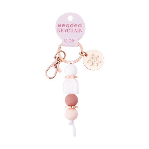 World Silicone Keyring