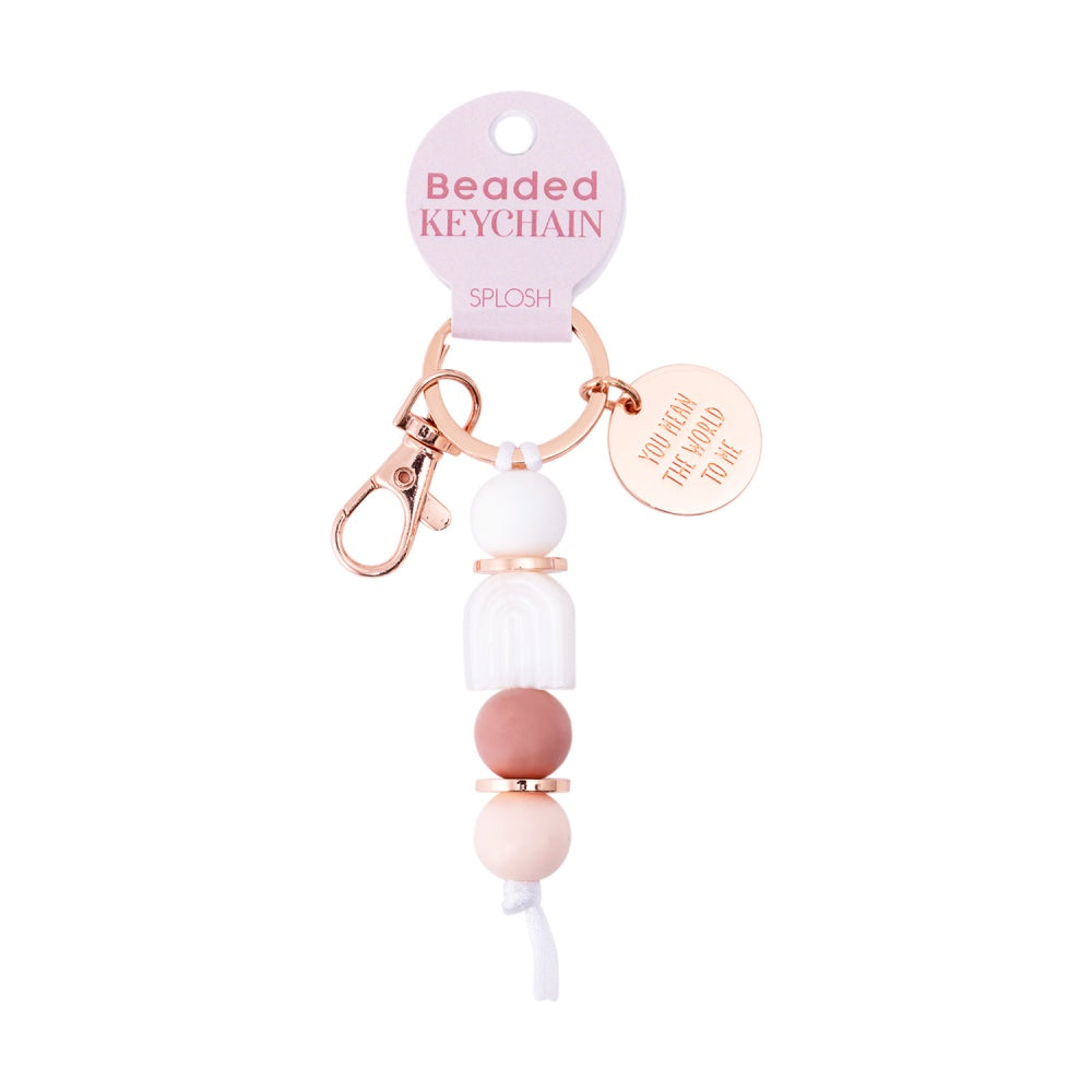 World Silicone Keyring