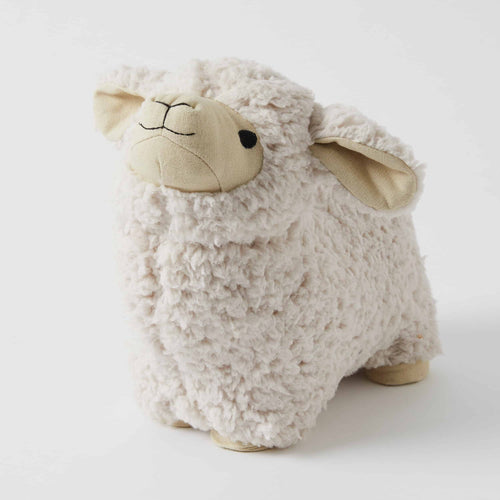 Sheep door stop Weighted with a durable filling, the Woolley Door Stop will stop and protect doors all day and night. Rosies Gifts, Mosgiel, Dunedin for your home decor needs.