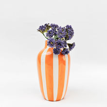 Halcyon Stripe Vase 20cm Featuring a traditional silhouette, and finished in a playful stripe, the Halcyon Vases will bring a bright, fun aesthetic to your living space. Dimensions: 20 x 12 x 12cmMaterials: ceramic. Rosies Gifts, Mosgiel, Dunedin