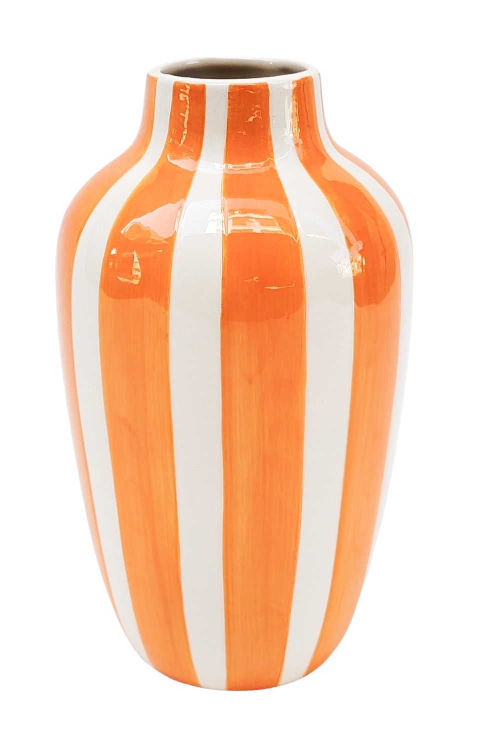 Halcyon Stripe Vase 20cm Featuring a traditional silhouette, and finished in a playful stripe, the Halcyon Vases will bring a bright, fun aesthetic to your living space. Dimensions: 20 x 12 x 12cmMaterials: ceramic. Rosies Gifts, Mosgiel, Dunedin