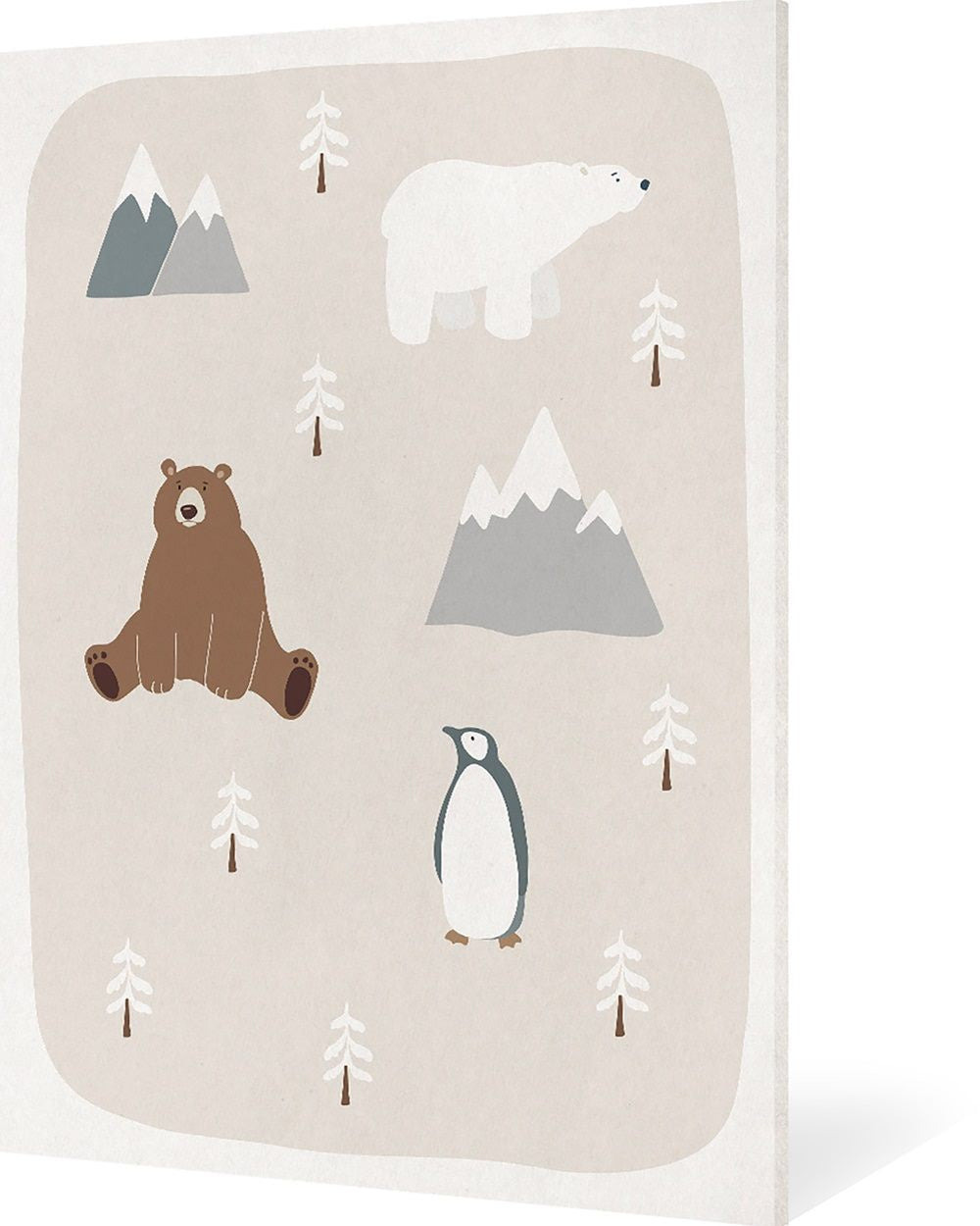 Canvas - Nordic Mountain Friends