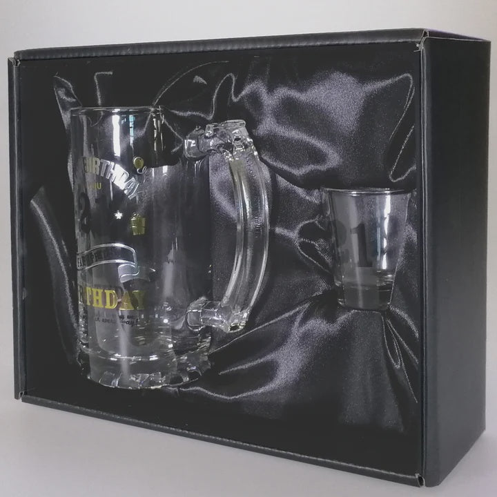 21 Shot / Stein Glass Set