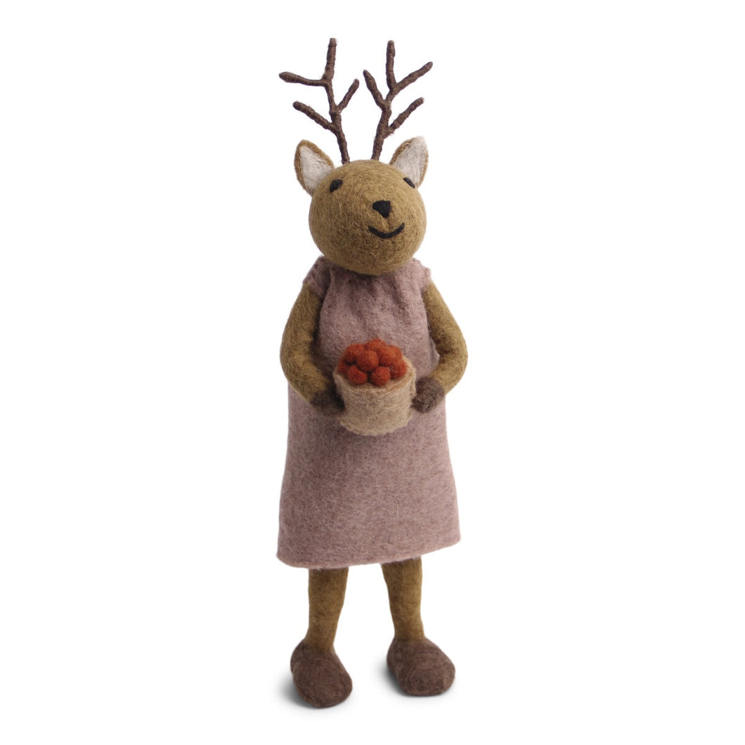 X-Large Deer with Berries
